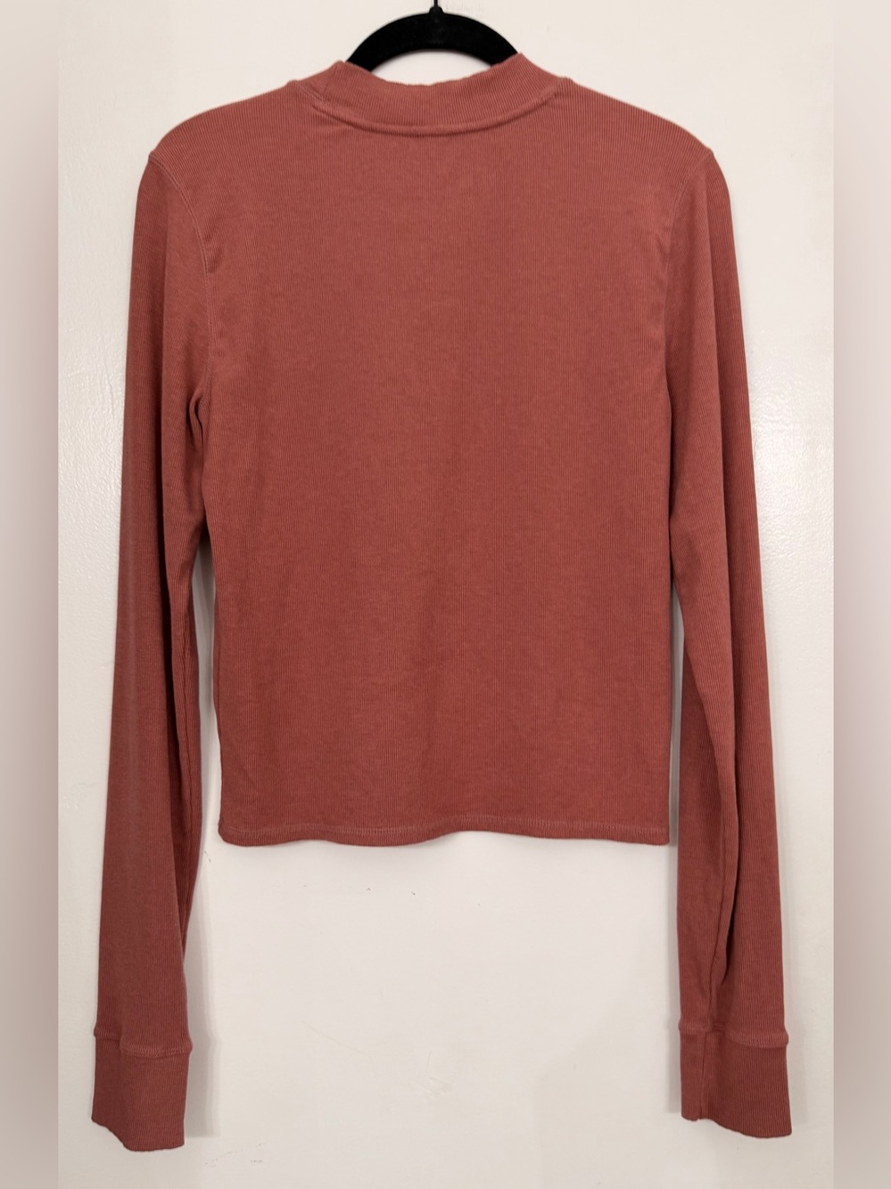 Vuori Mudra Fitted Long Sleeve Tee Rosewood Heather Size Large - Picture 2 of 5